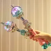 Luminous Toys Electric Lights Music Girl Children's Hand Hold Starry Sky Magic Wand Scepter Plastic Princess Queen Play Role Toy 1