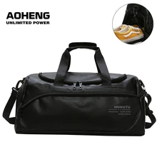 Спортивная сумка из натуральной искусственной кожи, спортивные сумки, деловые большие мужские тренировочные сумки для обуви, женские сумки для фитнеса, йоги, путешествий, багажа, сумки на плечо