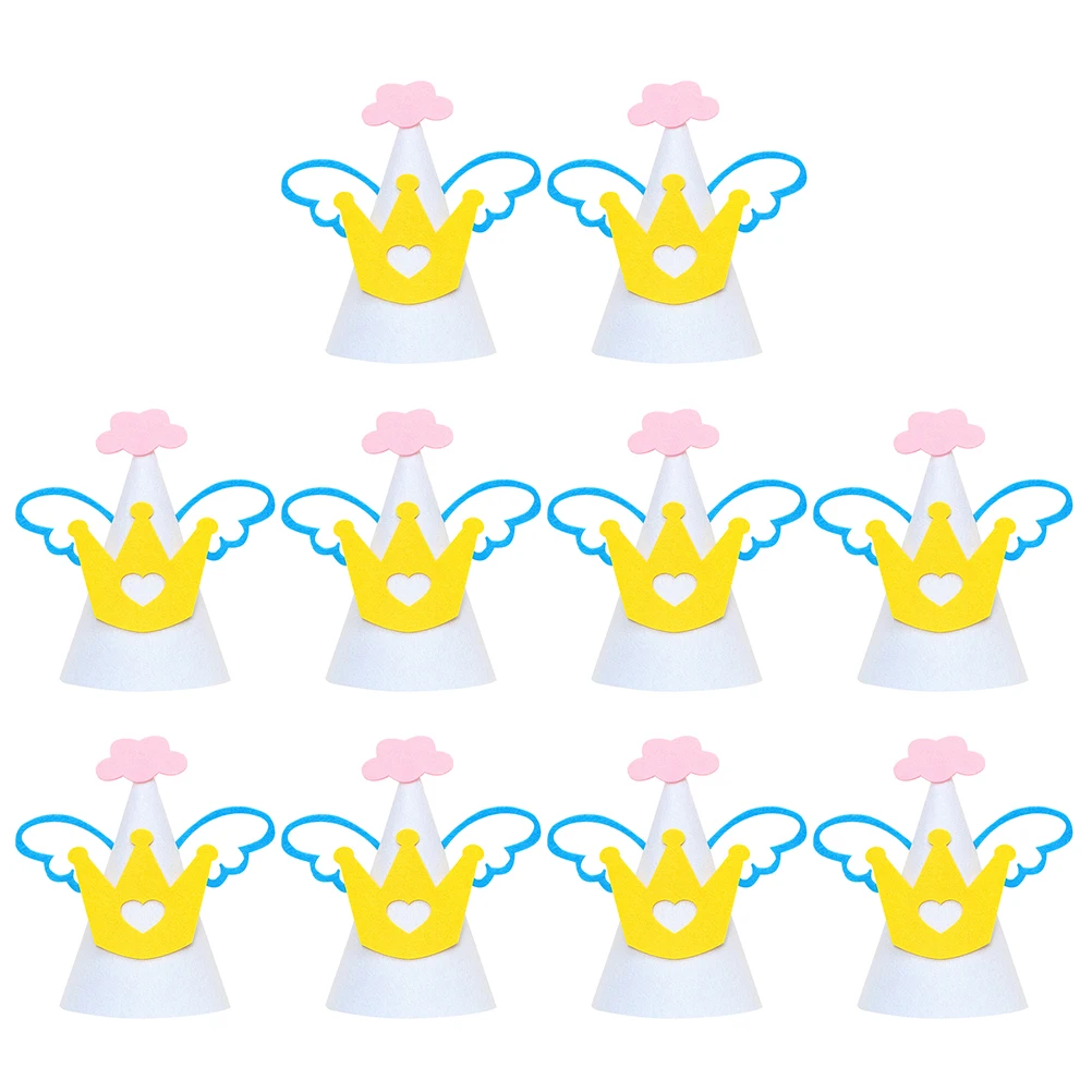 10pcs Creative Birthday Party Hats 