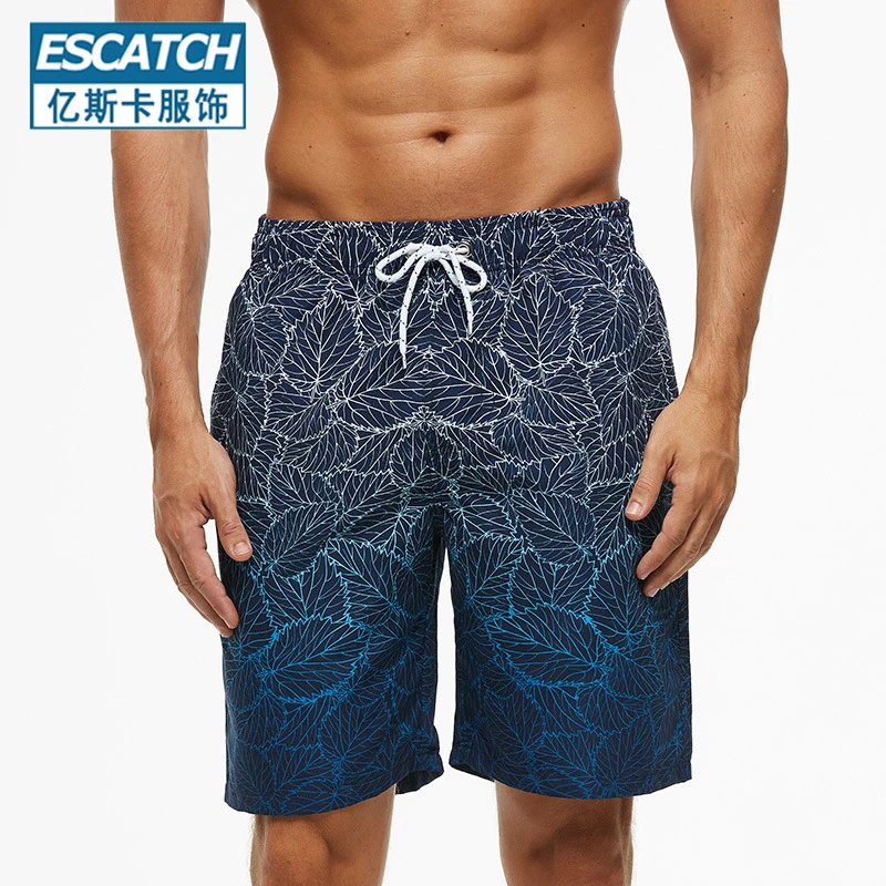 Pantalones cortos deportivos transpirables para hombre, de natación de Surf marítimo, pantalones de playa de secado rápido|Pantalones cortos de surf y - AliExpress