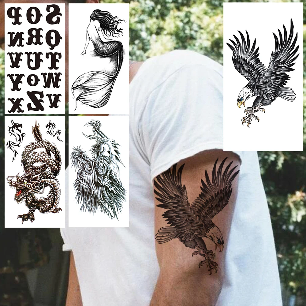 Top 92+ eagle temporary tattoos latest in.eteachers