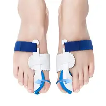 2 pçs grande osso toe joio tala toe straightener corrector pé alívio da dor hallux valgus correção ortopédica suprimentos