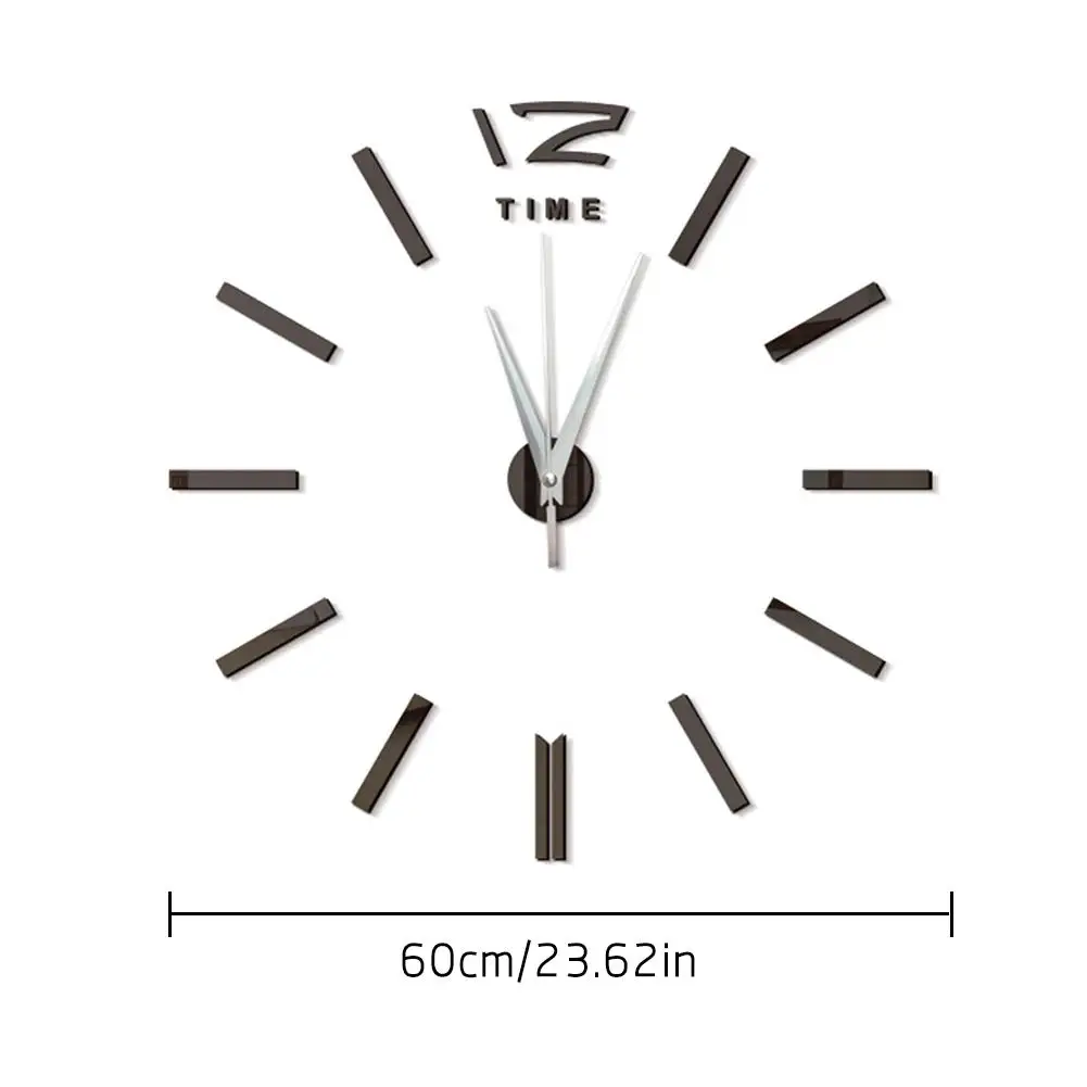 2021 Modern Design Mini DIY Large Wall-Clock Sticker Mute Digital 3D Wall Big Clock Living Room Home Office Decor Christmas Gift