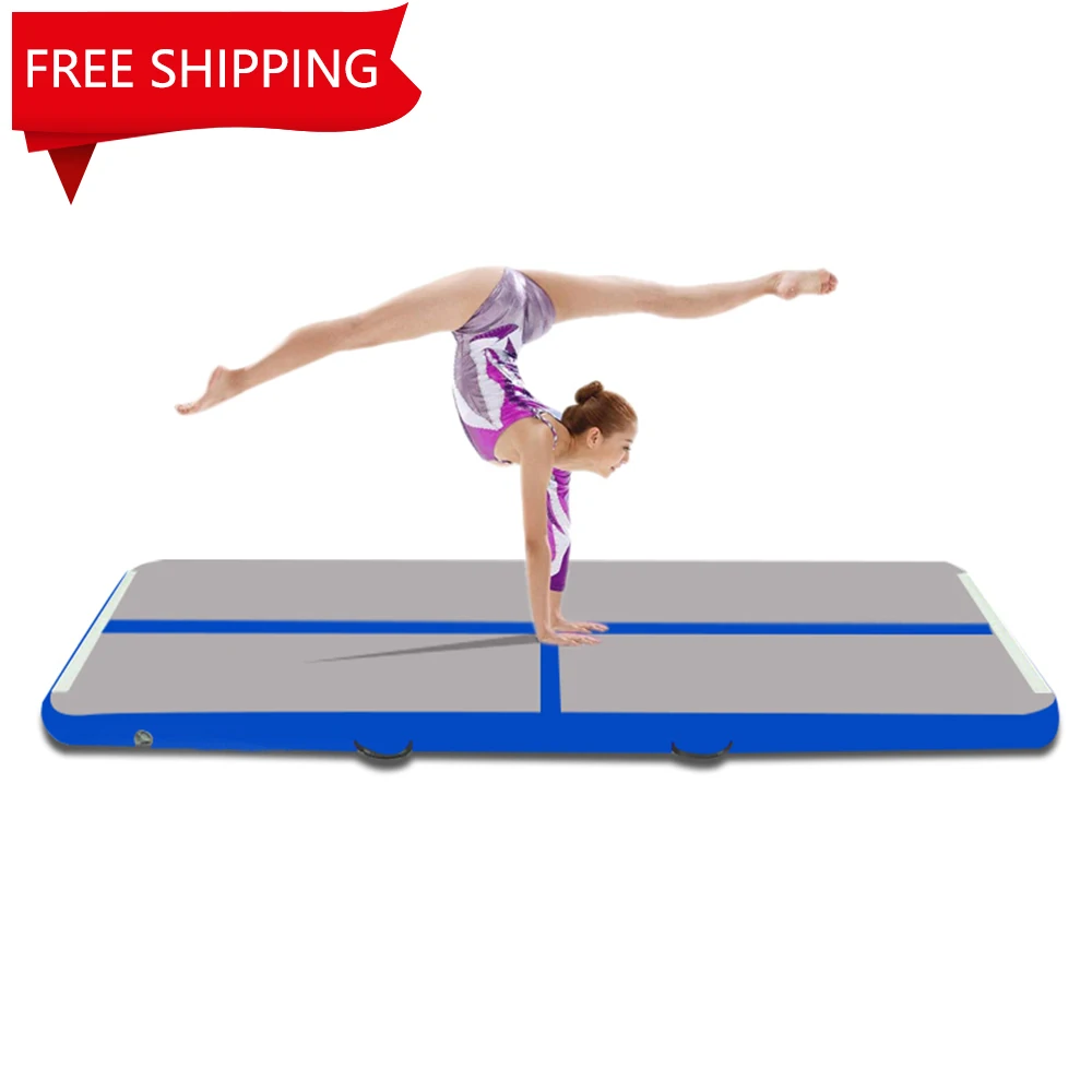 

Free Shipping Air Track Mat For Gymnastics 1m/3m Tumble Air Mattress For Taekwondo Home Use Air Floor Track Jumping Bouncer