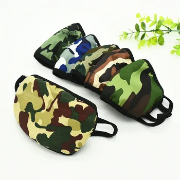 

Soft Unisex Windproof Camouflage Mouth Masks Mouth-muffle Fashion Breathable Face Mouth Covers For Women Men