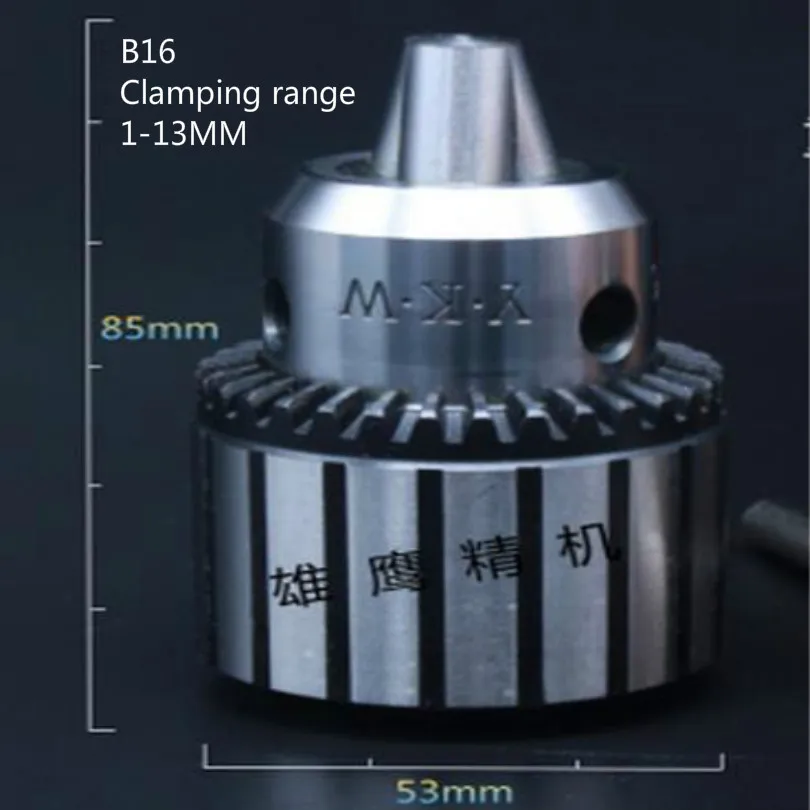 B10-B22 сверлильный пресс сверлильный станок патрон для электрической дрели Диапазон зажима 0,6-20 мм - Цвет: B16