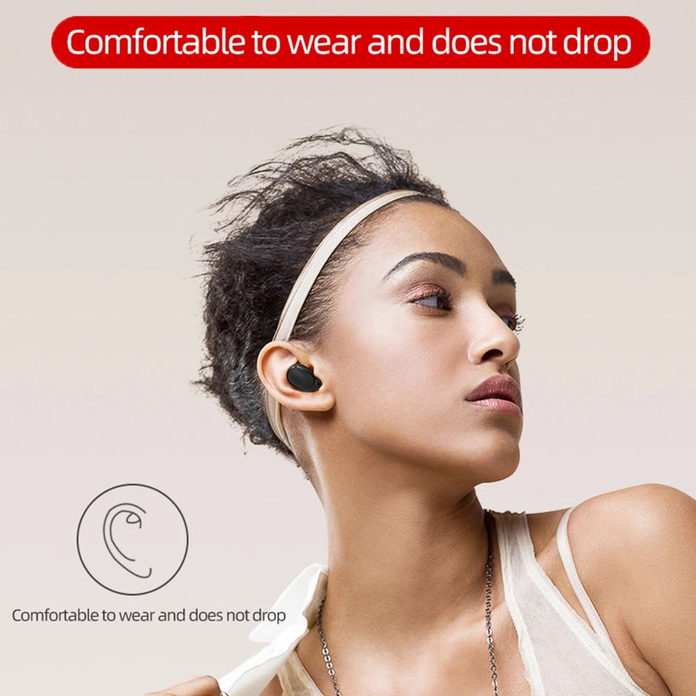 Модные наушники A6S Bluetooth 5 0 VS Twins Беспроводная гарнитура Спортивная
