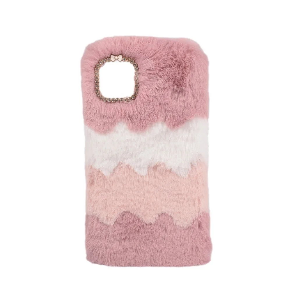ТПУ чехол для IPhone 11 Pro 5,8 дюймов Чехол Рой очаровательные мягкие Меховые Плюшевые Пушистые защитный чехол для телефона чехол