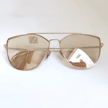 

rectangular metal pink plating stainless steel sunglasses 2020 sun glasses women fashion