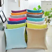 Fyjafon 2pcs Pillowcase 60x60 Velvet Cushion Cover Pure Color Soft Pillow Case Living room Decorative Pillowcases
