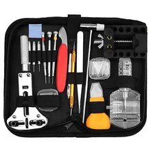 Набор для ремонта часов, профессиональный сменный инструмент для замены батареи часов, набор инструментов для снятия звеньев, роскошный ремешок для часов, чехол для переноски