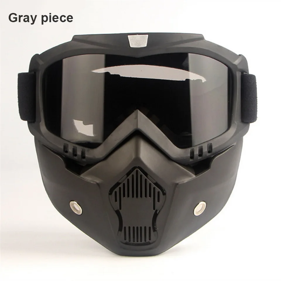 Мотоциклетный шлем очки с открытым лицом для езды по бездорожью оборудование Винтаж Ретро-шлемы череп открытый Поклонники военного стиля CS C61
