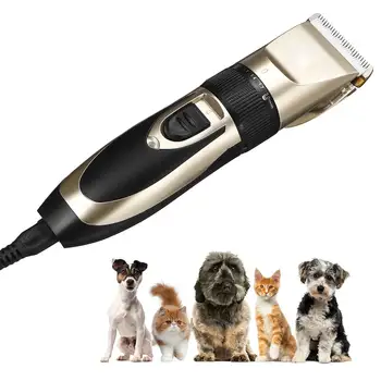 

Pet Cat Dog Hair Trimmer with Blade Rechargeable Electric Dog Clippers Remover Cat Cutter Grooming Clipper Hair Cutting Machine