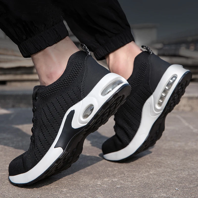 Men Work Safety Boot Air Mesh Steel Toe Safety Shoes Indestructible Sneakers Breathable Working Shoes Men safety shoes