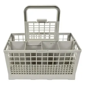 

1Pcs Universal Dishwasher Cutlery Basket High Capacity Plastic Gray Storage Box Household Kitchen Aid Storage Box Accessory