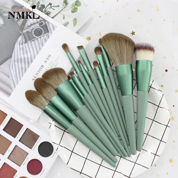 

NMKL 13PCS Makeup Brush Set Eyeshadow Brush Foundation Brush Makeup Brushes Set Professional Blending Brush with Bag