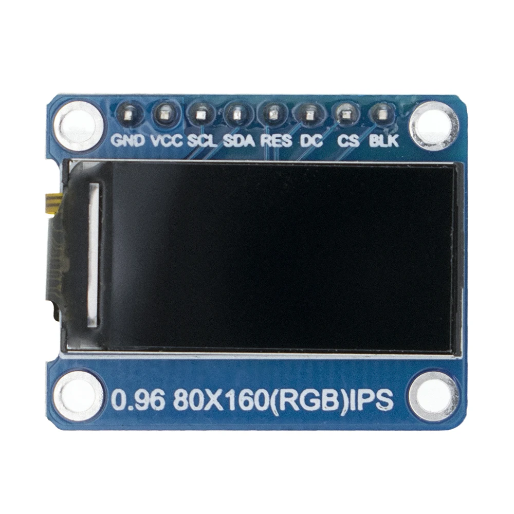 

IPS 0.96 inch TFT 7P SPI HD 65K Full Color LCD Module ST7735 Drive IC 80*160