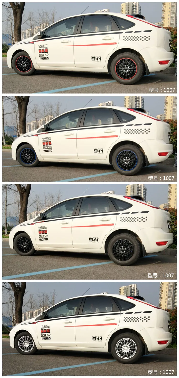 Автомобильный Стайлинг для Honda Fit 4 шт./компл. подшипник ступицы колеса для автомобиля(крышка 15-дюймовый прилегают к установке железа и стальное кольцо концентратор