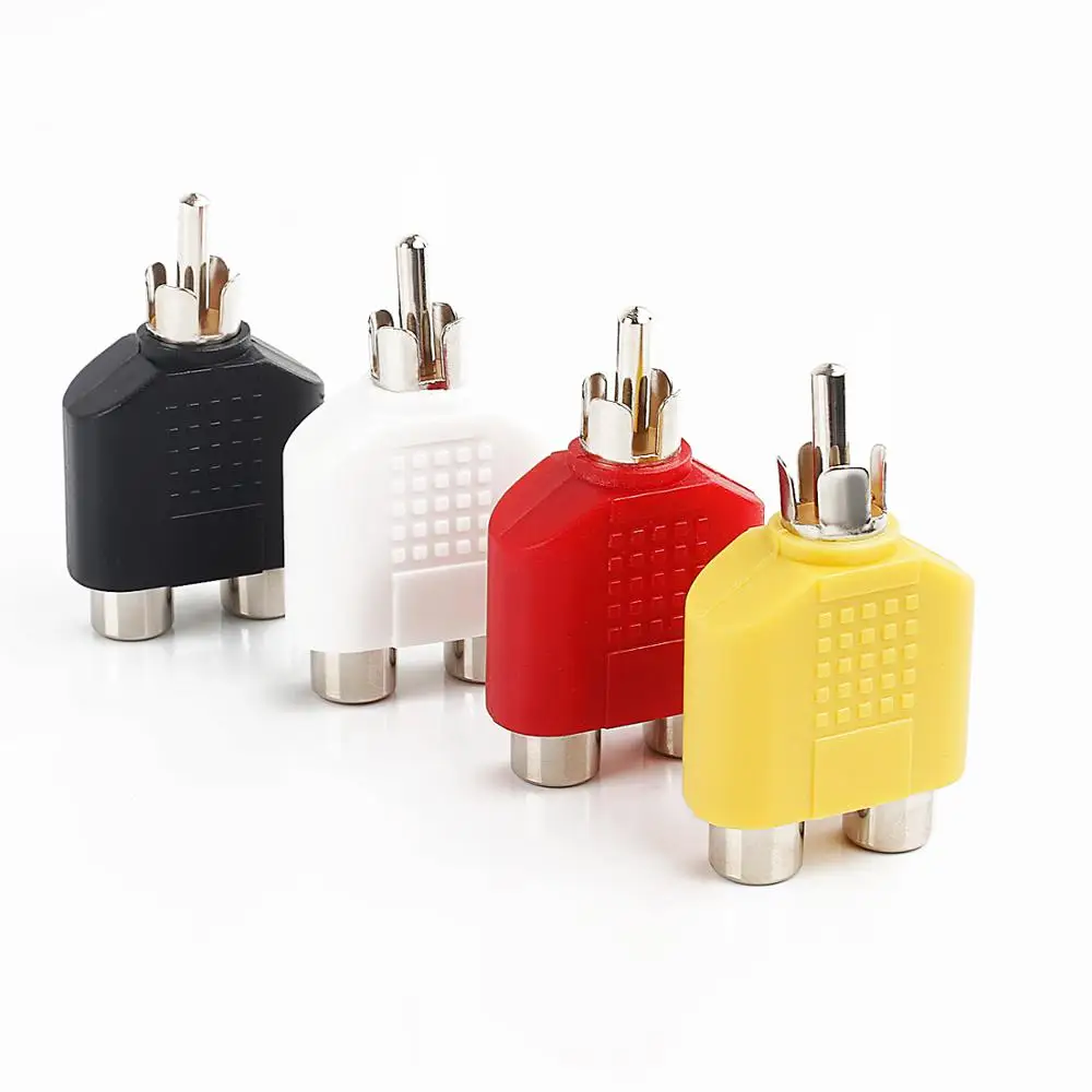 Для разъема jack позолоченный lotus one point two audio adapter RCA plug color|Компьютерные кабели и
