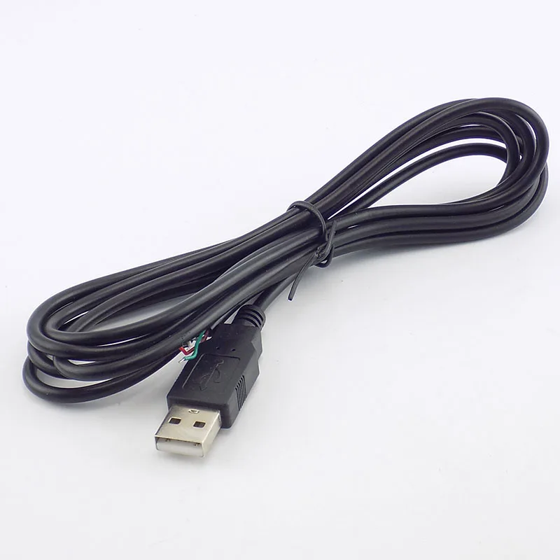0,3/1/2 M DIY Micro USB A входящий штекер 4 Pin кабель для передачи данных, кабель Разъем Удлинительный шнур питания адаптер для usb-вентилятор устройств N11