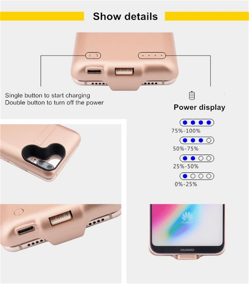 Чехол для аккумулятора для Xiaomi Redmi 6 6A, запасной внешний аккумулятор, чехол с зажимом для аккумулятора, чехол для зарядки, задняя крышка