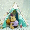 1:12 Forest Hut Play House Villa ABS1/12 Simulation Forest Animal Squirrel Cat Child Birthday Gift 4