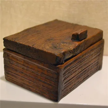 

Creative handicraft wood carving storage box jewelry box desktop decoration solid wood card box square