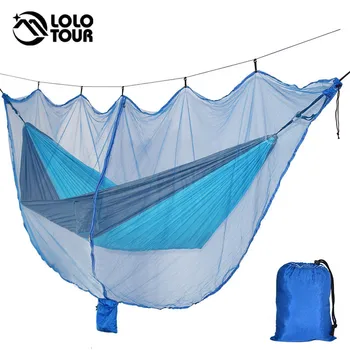 

Ultra-Large Hammock Mosquito Net Keep Out Bug Insect Hammocks Compact Mesh Easy Setup Outfitters Hammock Tent Net