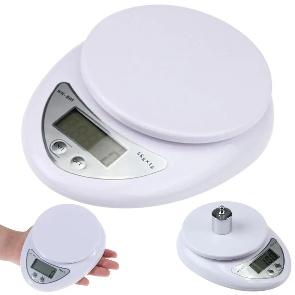 

5kg/1g Precise Kitchen Digital LED Electronic Scale Food Weight Measuring Tool