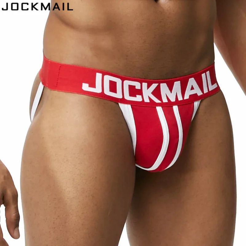 Джоки JOCKMAIL мужские с низкой посадкой брендовые пикантные трусы джоки хлопковые
