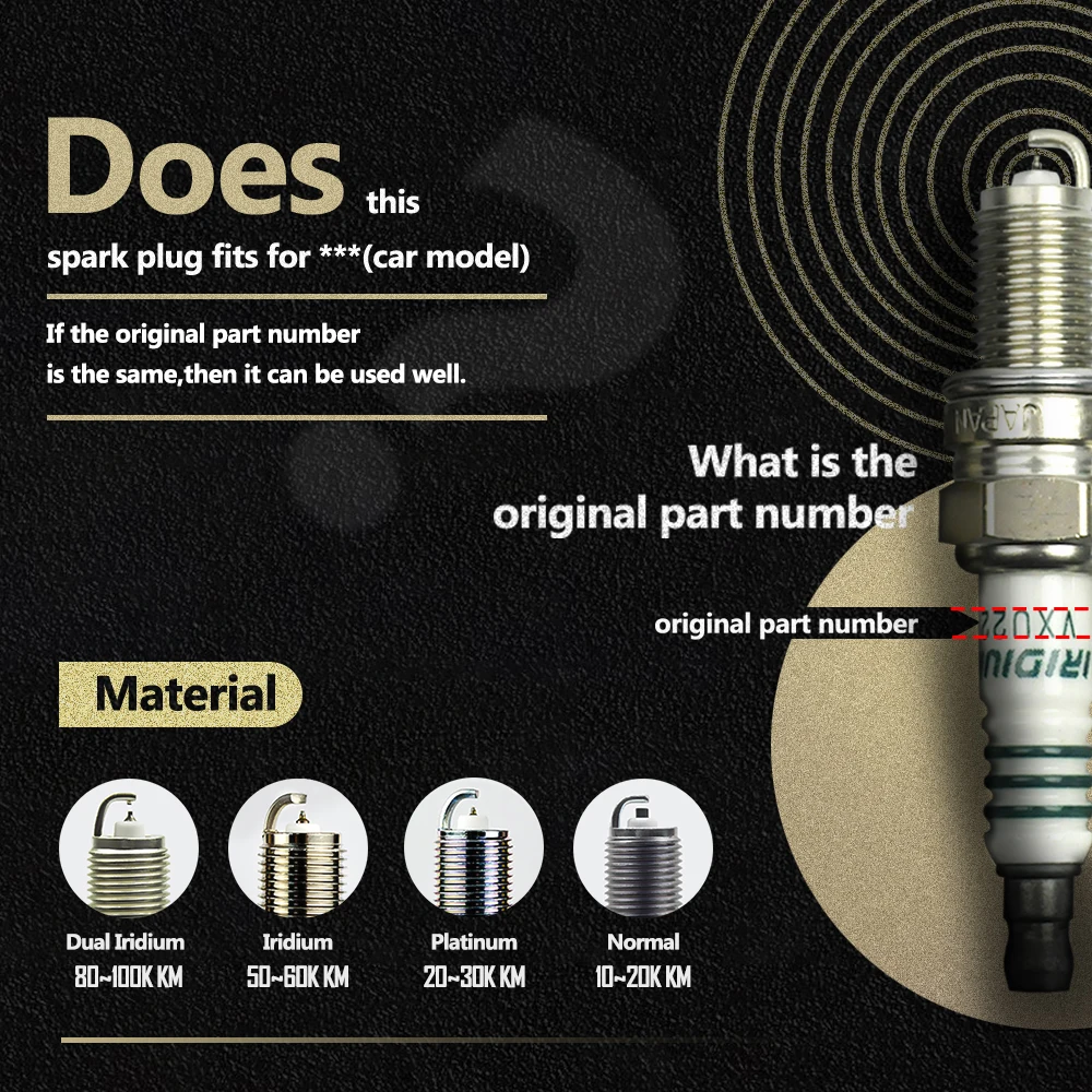 4х иридиевая Свеча зажигания BPR6EIX 6637 для BMW SUBARU NISSAN 6637|plug|plug spark |