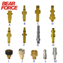 

Pressure Washer Gun Lance Bayonet Adapter Snow Foam Lance Adapter High Pressure Car Washer Foam Gun Nozzle Connector for Karcher