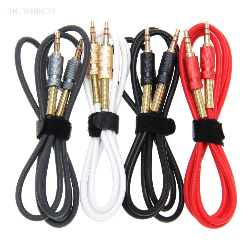High quality Jack 3 5mm TPE AUX Audio Cable 3 5MM Male to Male Cable For Phone Car Speaker MP4 Headphone 1M 300pcs lot