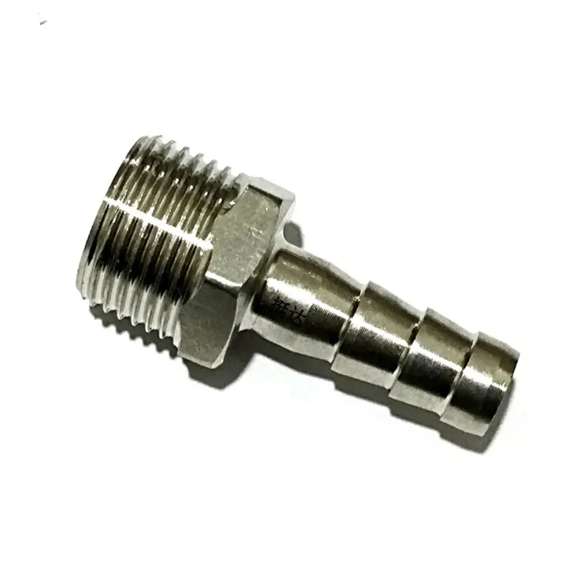1/4 &quot3/8&quot 1/2 &quotBSP наружная резьба 201 фитинги из нержавеющей стали колючий ниппель
