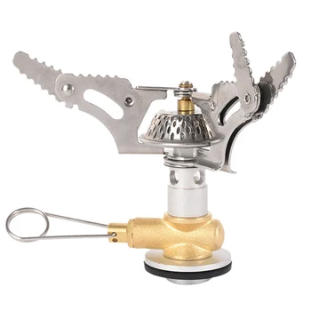 

Stainless Steel 3200W Mini Outdoor Folding Gas Stove Camping Hiking Picnic Stove Portable Camping Stove Split Burn