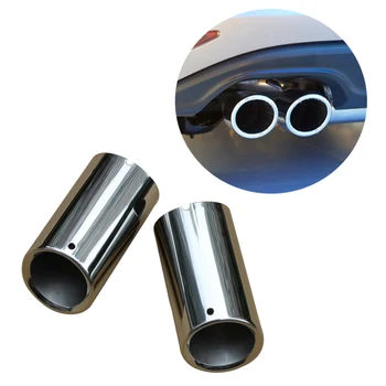 

Tail Pipe Cover Fit For VW MK6 MK7 Golf6 Golf7 2009-2015 2016 2017 Rear Muffler Exhaust Tailpipe Silencer Tip Trim Accessories