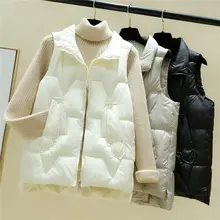 BVy191-Chaleco cálido informal para mujer, ropa de abrigo para primavera, otoño e invierno, 2021