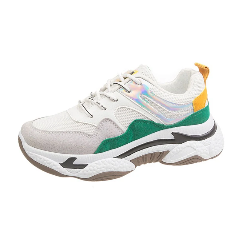 

Women Shoes 2020 Spring Autumn Mesh Women Casual Shoes Flats platform Fashion Women Shoes Low Top Off White Sneakers Shoes