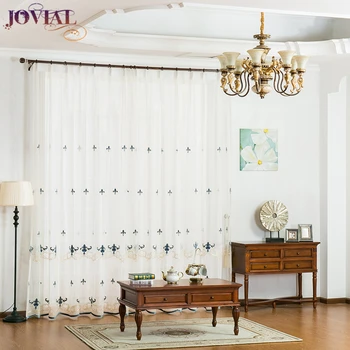 

Tulle On The Windows Curtains Tulle For The Living Room Embroidered Velvet Grid Bottom Turkey Embroidery Tulle For The Bedroom