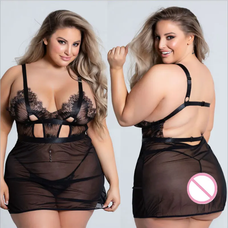 Сексуальное женское нижнее белье 3XL 4XL 5XL размера плюс эротическая одежда Порно