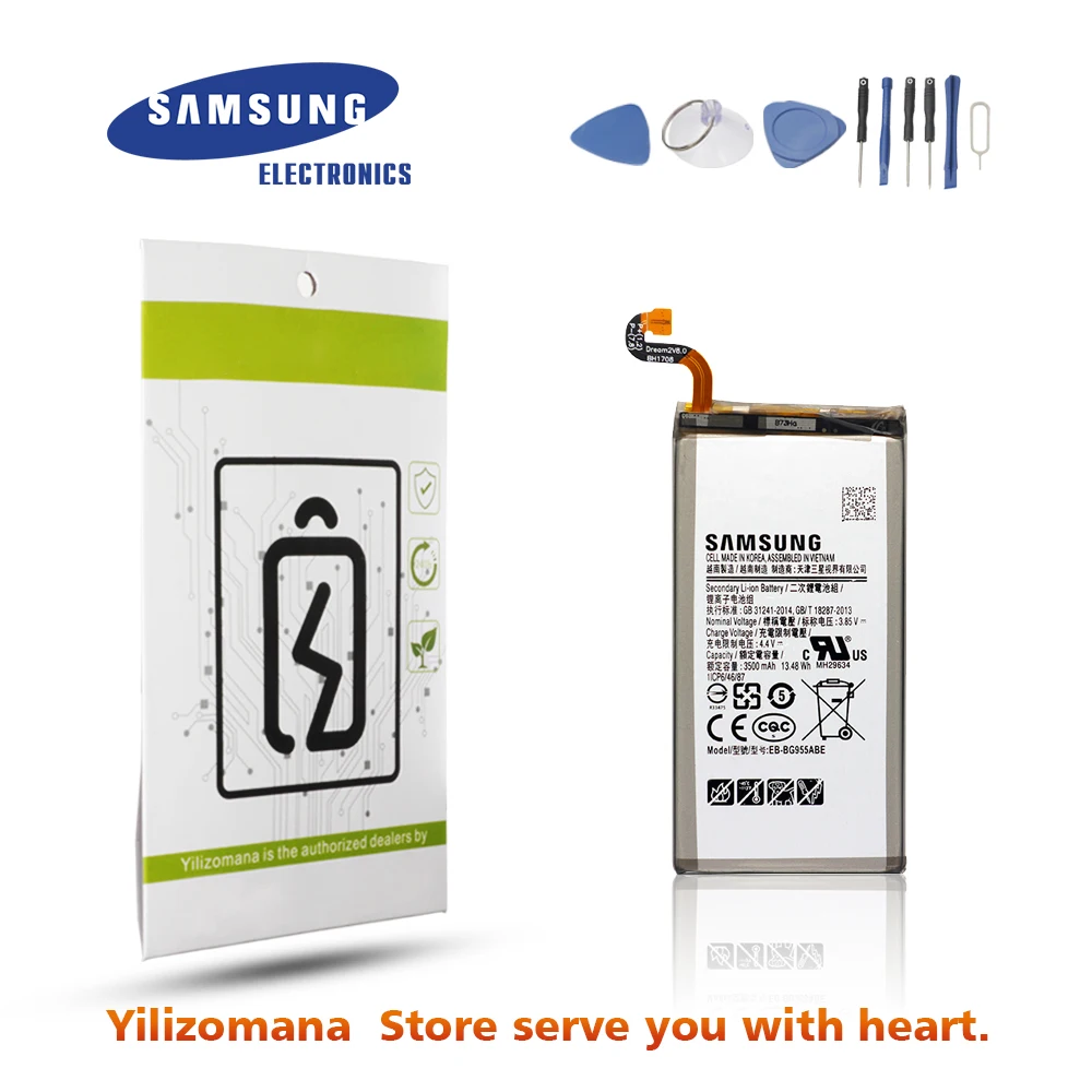 Оригинальный аккумулятор для SAMSUNG G955 EB BG955ABA 3500 мАч Samsung Galaxy S8 Plus G9550
