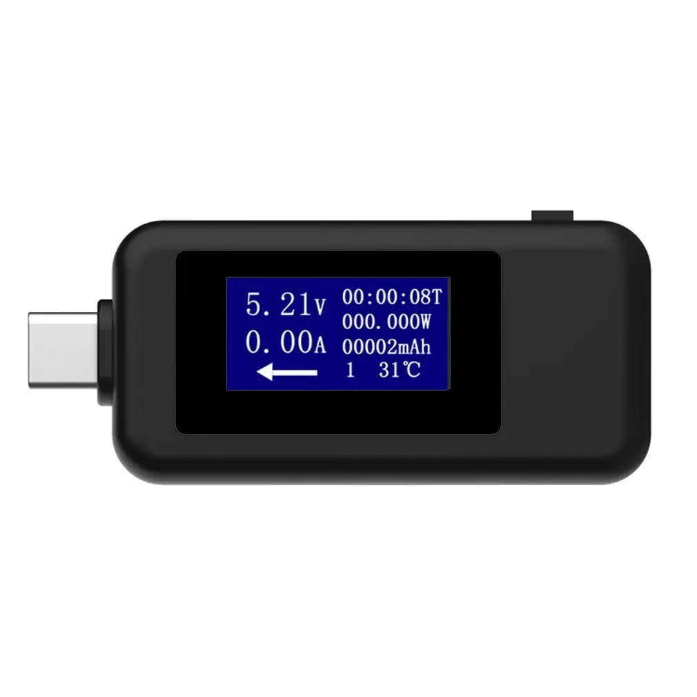 Многофункциональный двойной USB-вольтметр Type-c тестер монитор безопасности
