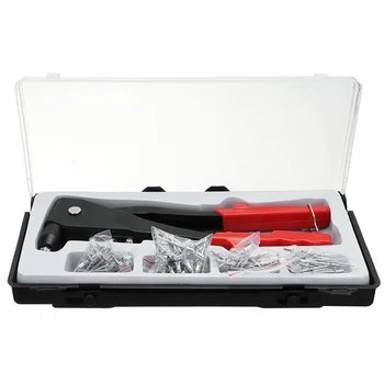 

101Pcs/Set Aluminum Blind Rivet Tool Heavy Nut Threaded Insert Hand Riveting Kit Rivet Nuts Nail Tool Household Repair Tool