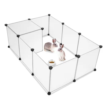 

Kitchen Storage Container Dog Pet Playpen Portable Large Plastic Yard Fence Kennel Tent for Small Animals New WXV Sale