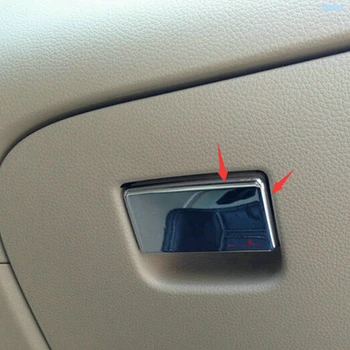 

Lapetus For Nissan Qashqai J11 2014 - 2020 Chrome Copilot Glove Storage Box Handle Decoration Sequins Cover Trim Auto Accessory