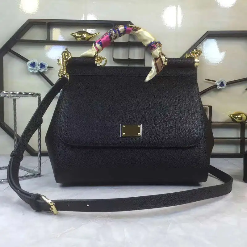 new handbag simple and versatile hand print single shoulder Mini women's Messenger Handbag - Цвет: Черный