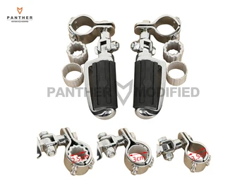 

25mm-35mm Motorcycle Footrest Foot Pegs Support Clamps case for SUZUKI VL1500 800 125 250 VS1400 YAMAHA XV250 KAWASAKI VN400