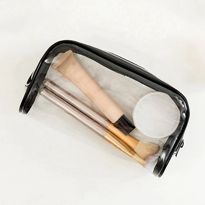 Прозрачная косметичка из ПВХ женские прозрачные косметички на молнии