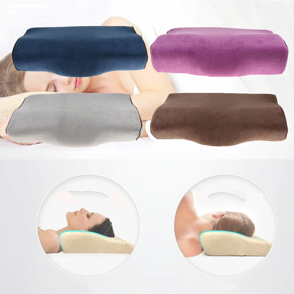 Съемная крышка пены памяти подушка для сна подушка для шеи шейки спины боль в спине для желудка слиперы