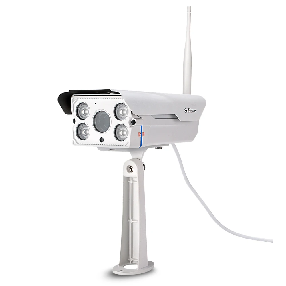 SriHome SH027 1080P Беспроводная ip-камера наружная двухсторонняя аудио CCTV камера наблюдения 180 градусов Водонепроницаемая камера